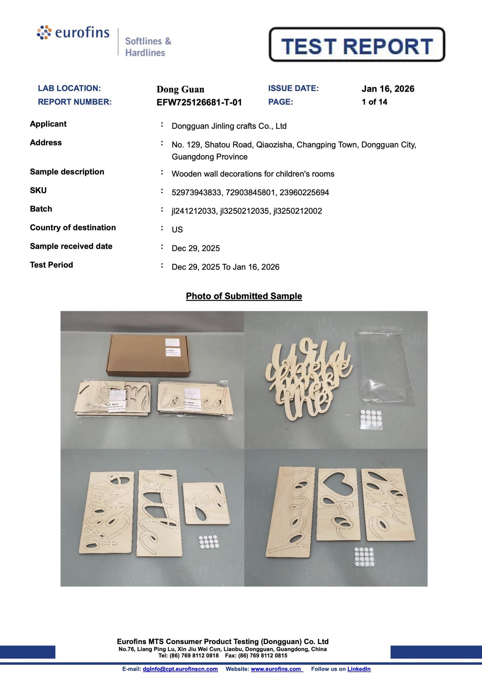 Product Conformity Certificate