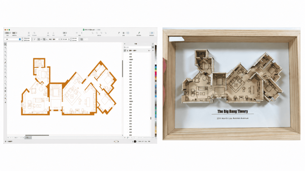 Artwork file preparation for custom laser cutting and engraving